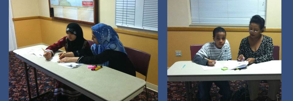 Students and Parents enjoy writing & reading workshops with our teachers