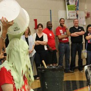 Assistant Principals Slimed at Academic Pep Rally