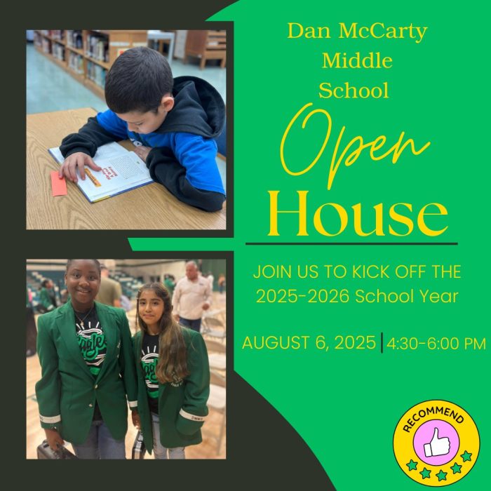 Open House August 6, 2025