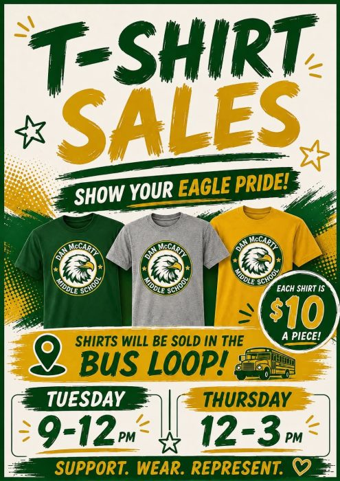 T-Shirt Sale Information