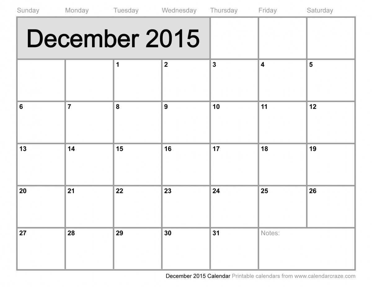 December 15 Calendar Printable 4 Fort Pierce Central