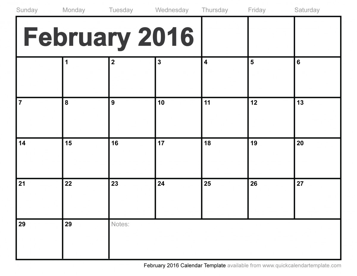 February 16 Calendar Template Fort Pierce Central