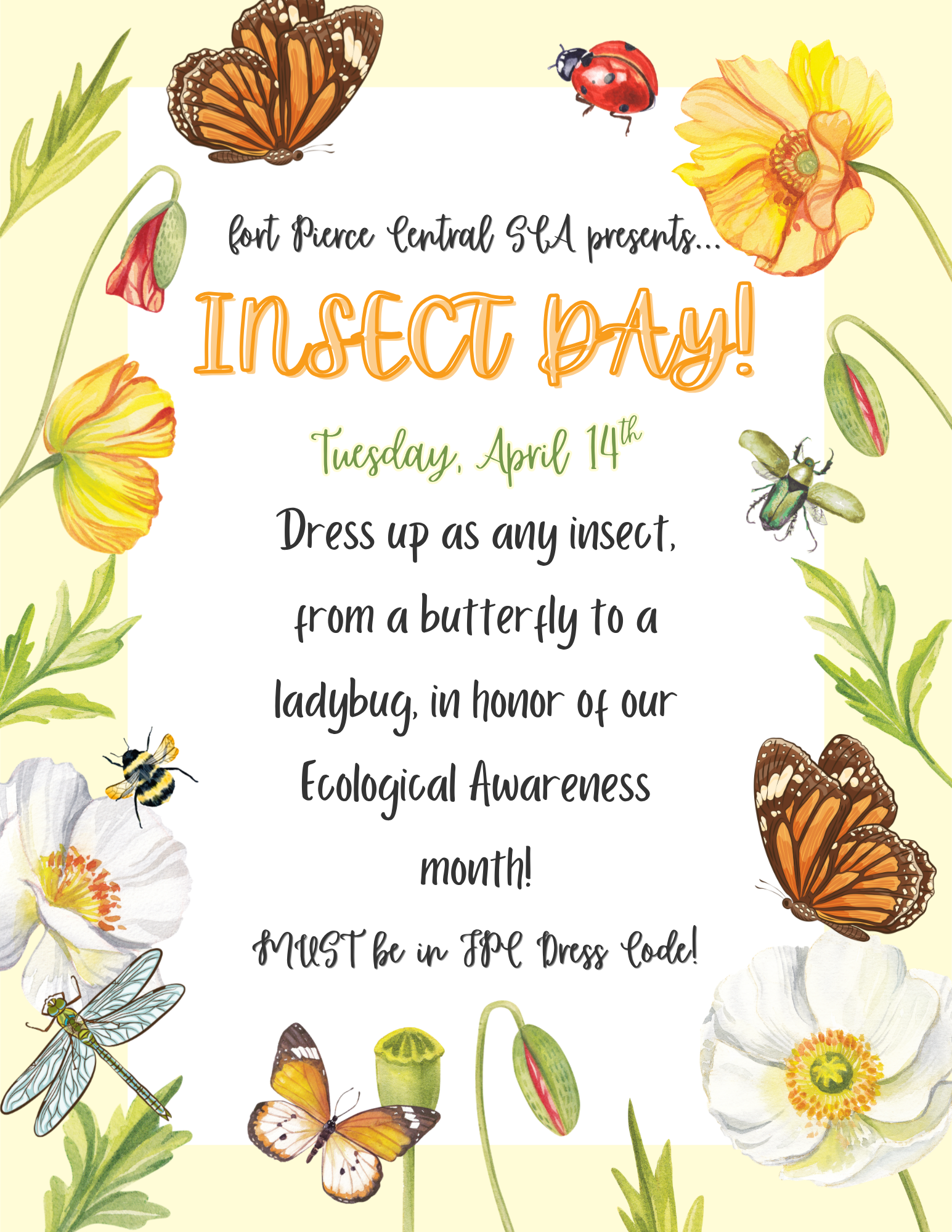 Eco Awareness - Tuesday Insect Day