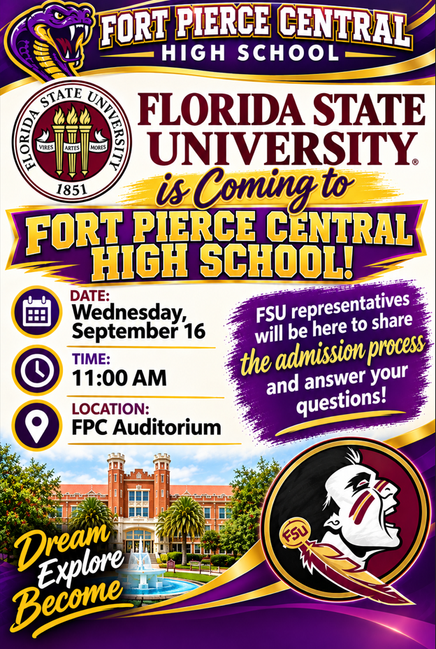 FSU Campus Visit, September 16th at 11:00am