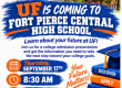 UF Campus Visit 9/17 at 8:30am