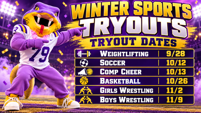 Winter Sports Tryout Dates