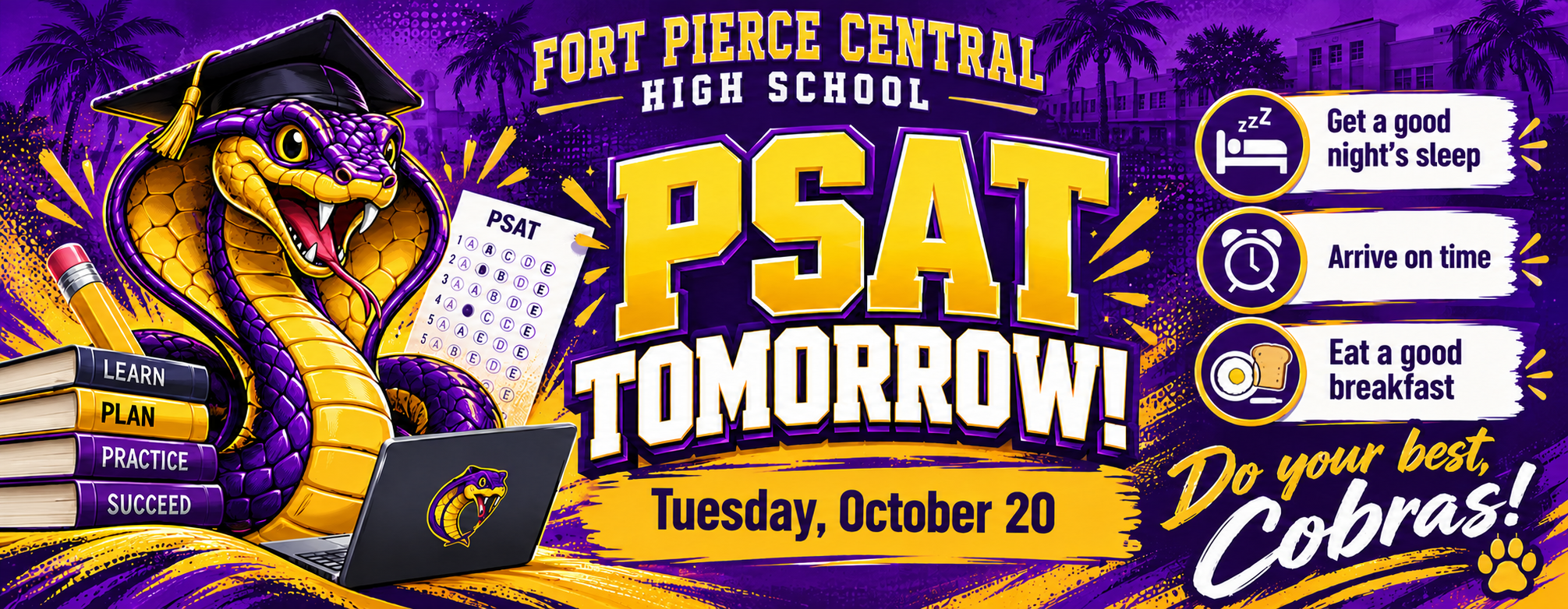 PSAT Tuesday October 20