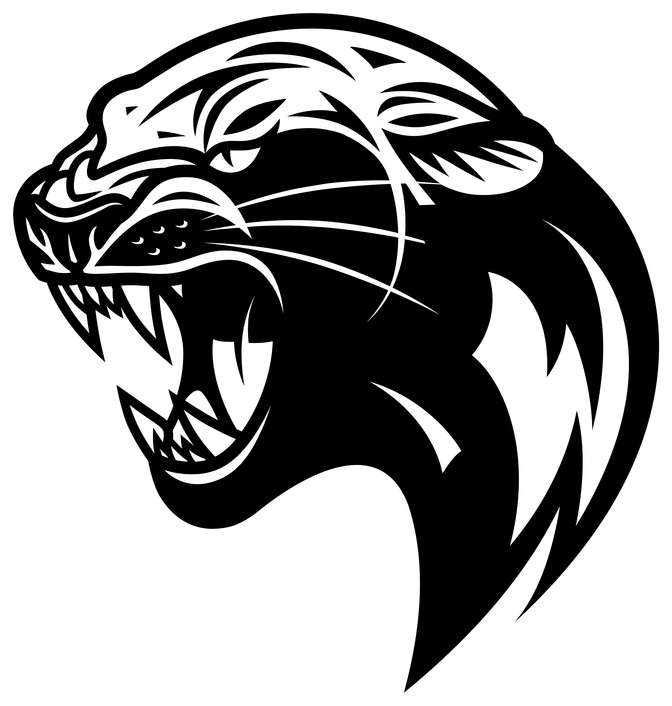 M_Mascot-Logo_White_Black