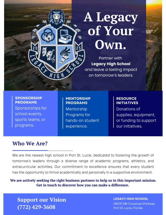 Legacy Business Flyer – Draft