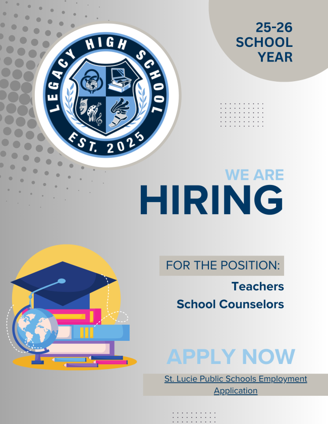 Legacy HS Hiring Flyer