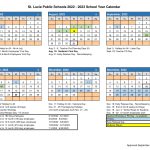2022-2023 St. Lucie School Calendar