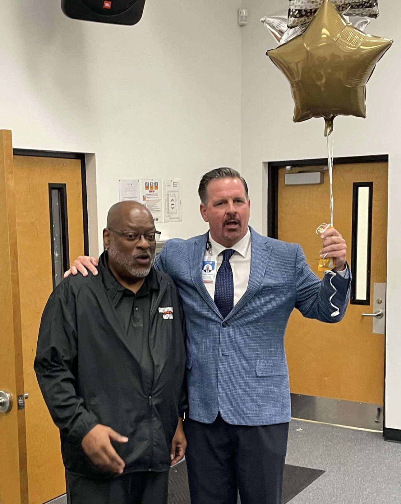George Rahming and Superientendent finalist