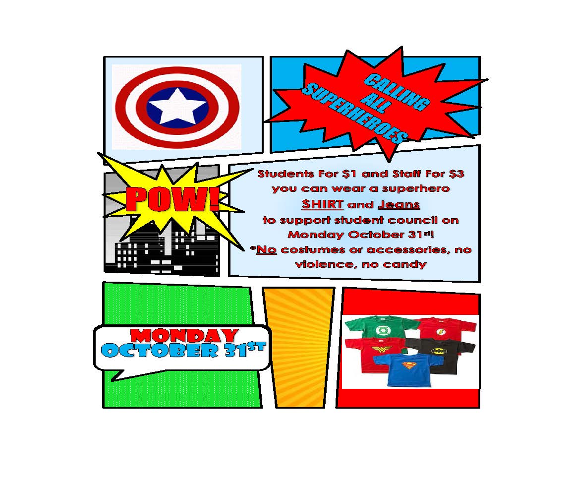 Superhero Fundraiser Lawnwood Elementary 