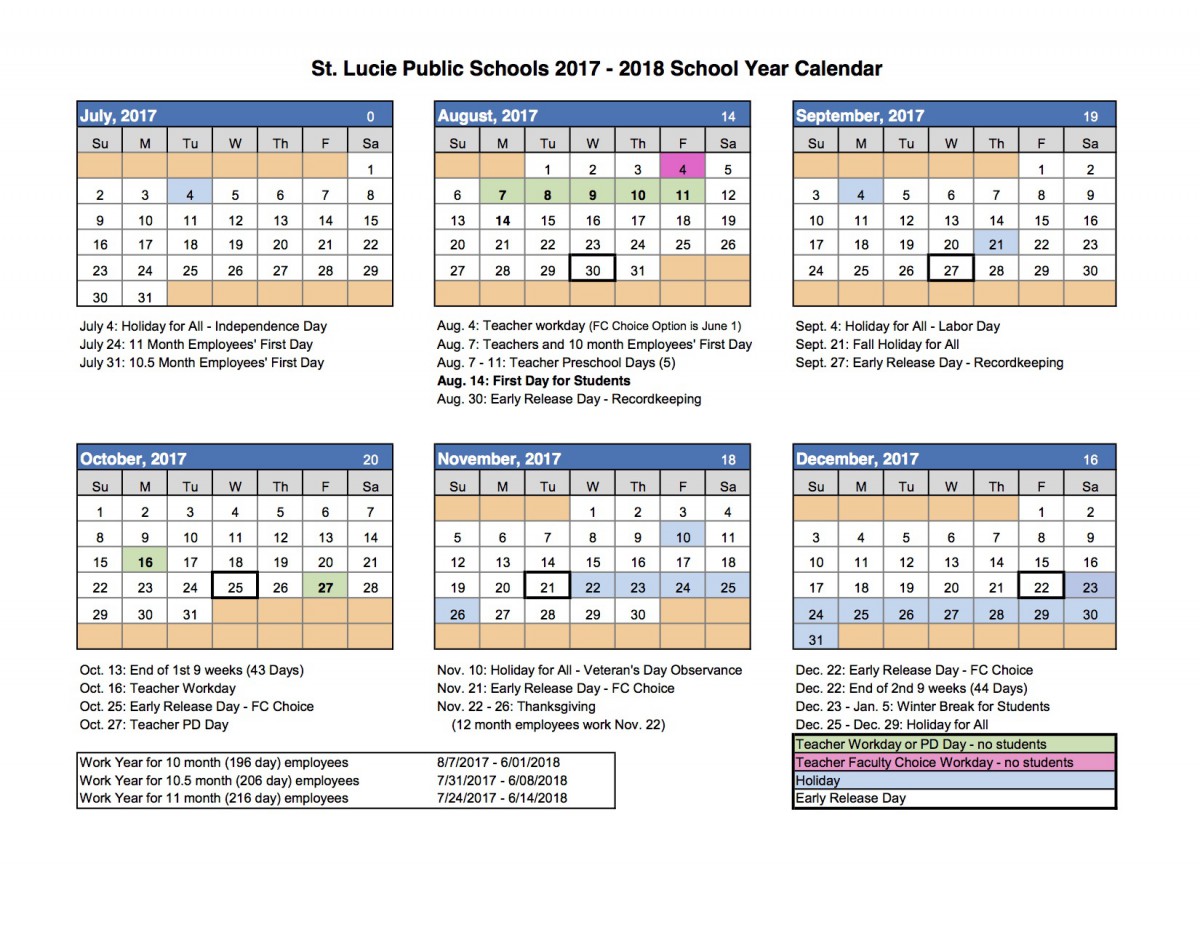 School Calendar Northport K 8