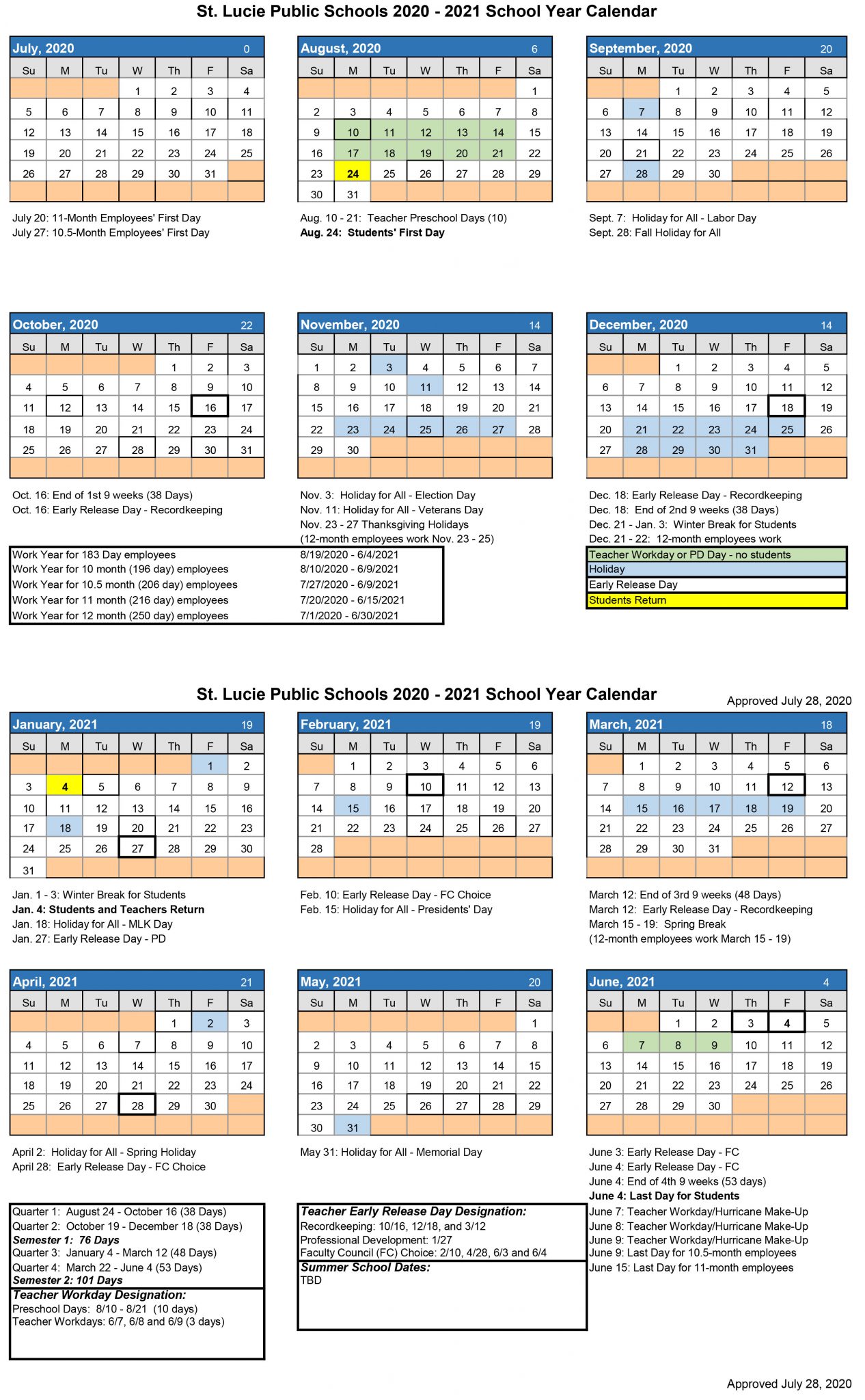 Mississippi State Academic Calender