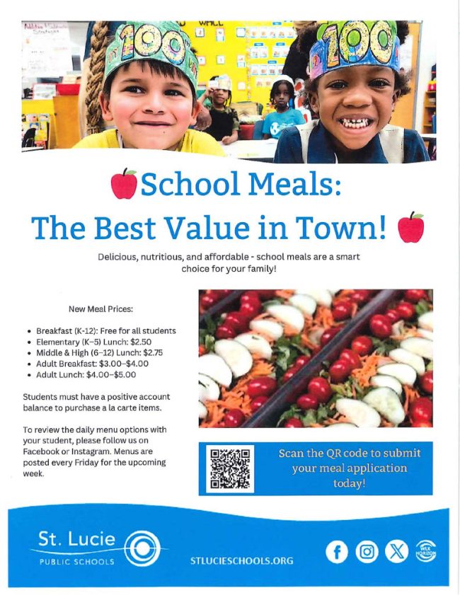 School Meals – English