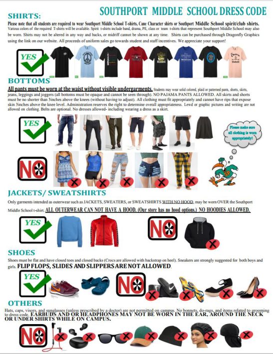 Springview Dress Code Southport Middle School