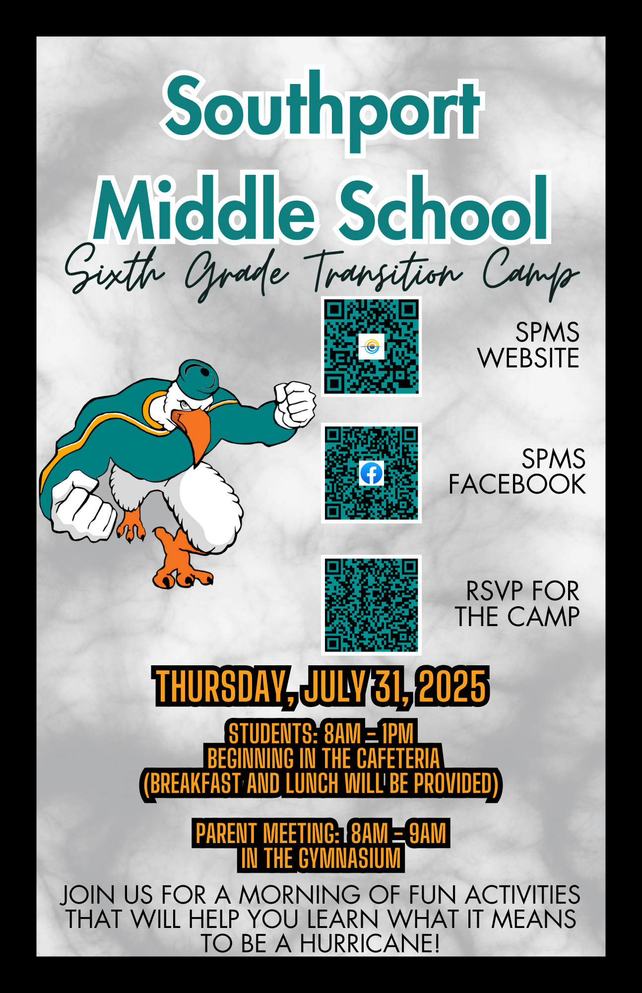 2025 6th Grade Camp Flyer