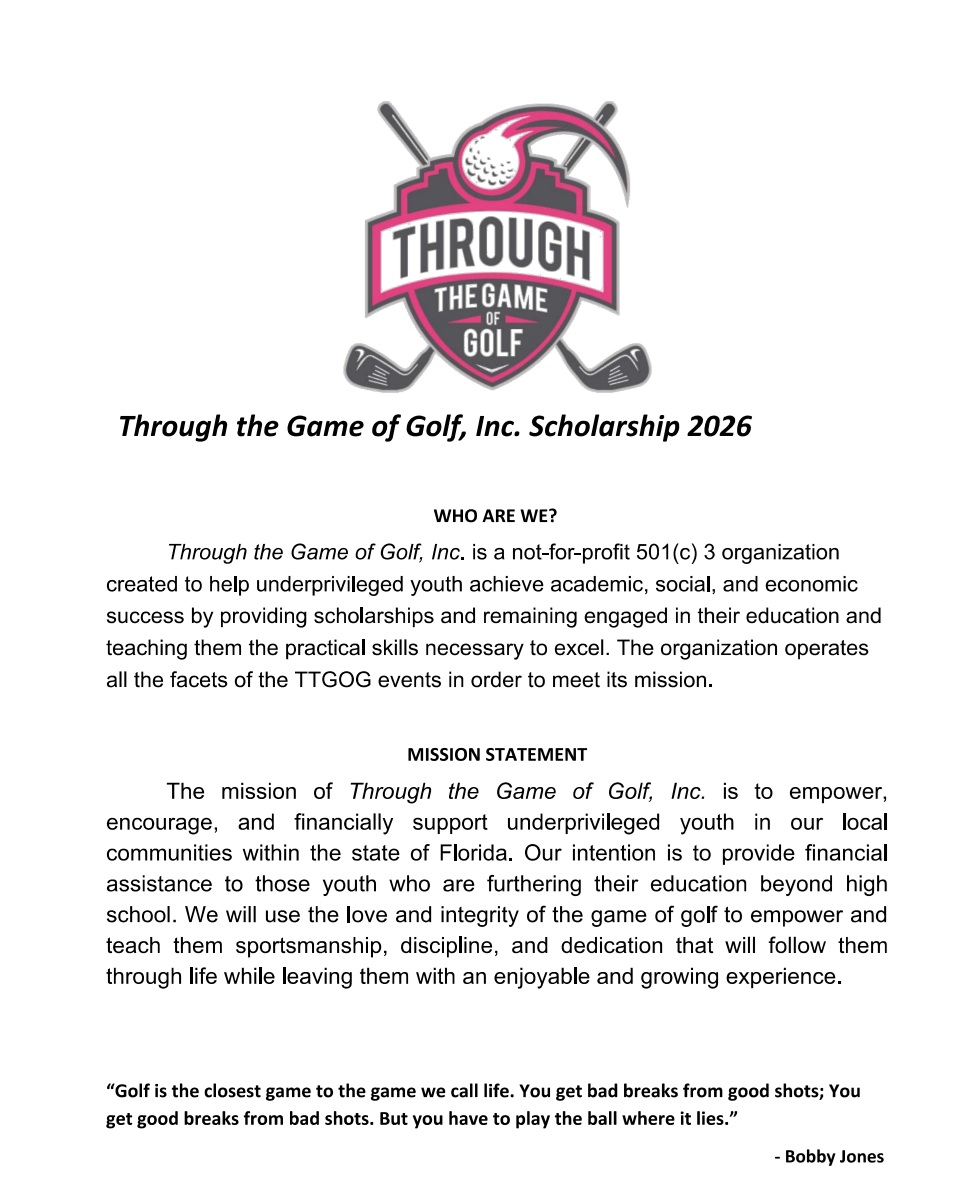 through the game of golf