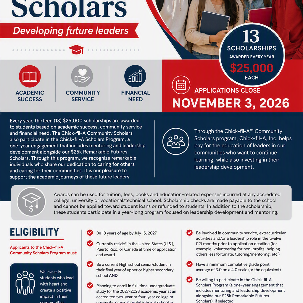 Chick-Fil-A Scholarship
