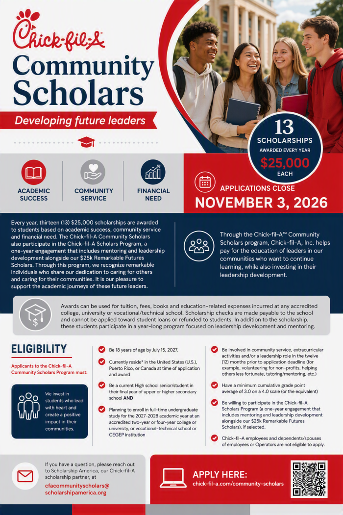 Chick-Fil-A Scholarship